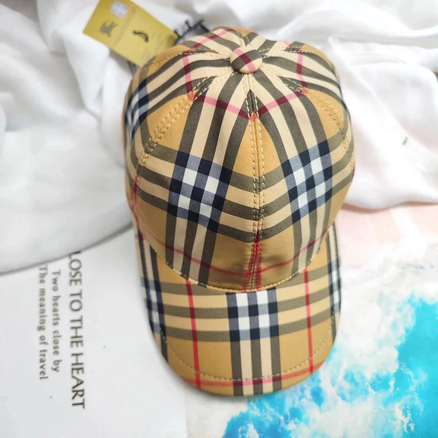 Burberry Hats Logo Baseball Cap — 36