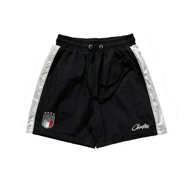 Unbranded Shorts Color-block striped with webbing belt product detail image 4