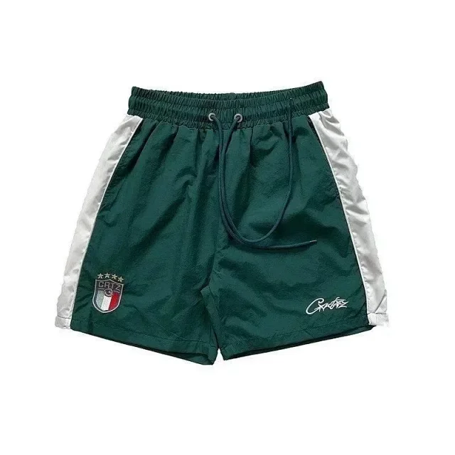 Unbranded Shorts Color-block striped with webbing belt product detail image 6