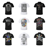 Philipp Plein Skull & Graphic Print Polo Shirts [40 styles]