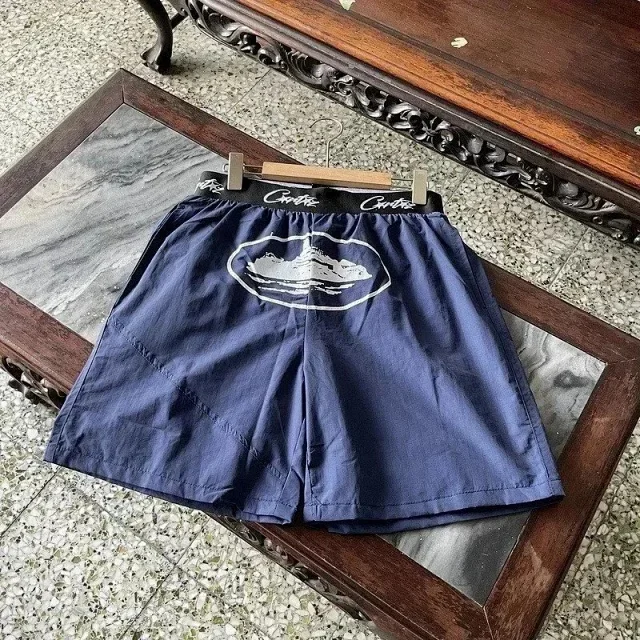 Unbranded Shorts Color-block striped with webbing belt product detail image 9