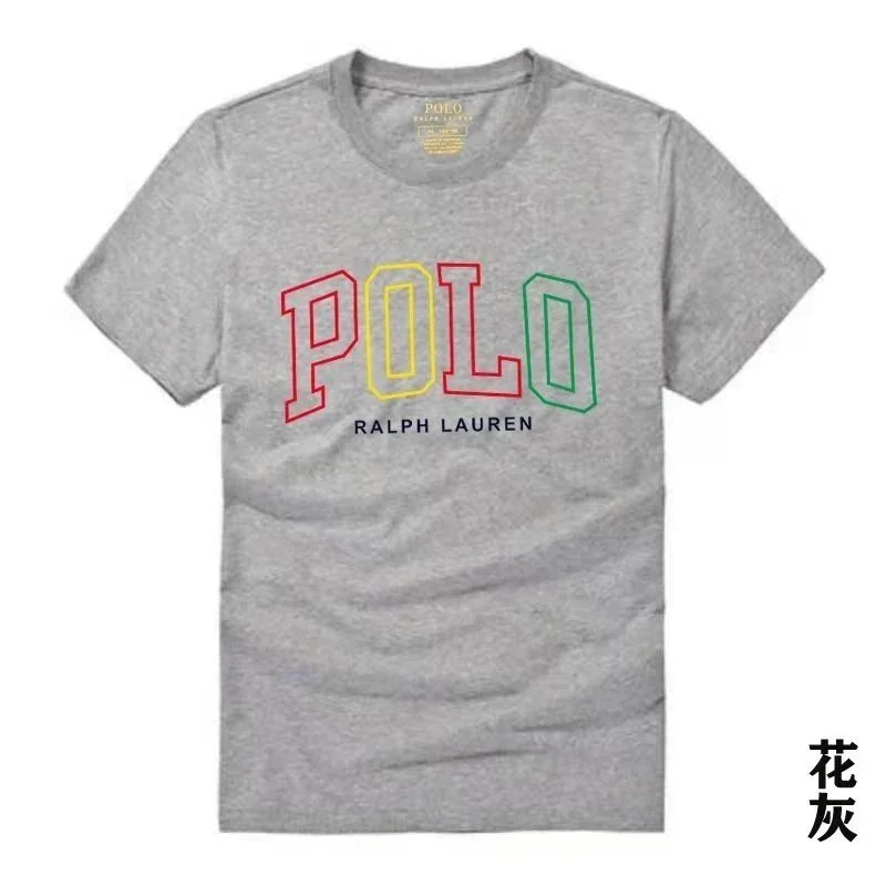 Polo Ralph Lauren T-Shirts Short-Sleeve Crewneck T-Shirt with Embroidered Pony Logo — 26