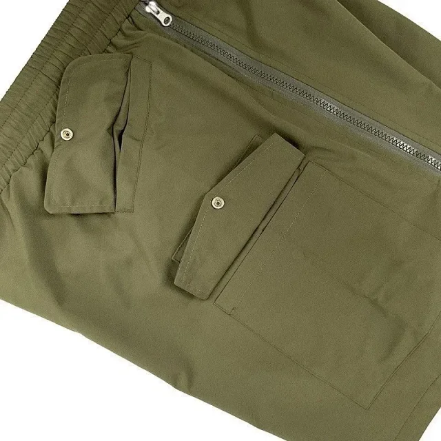 Unbranded Shorts Color-block striped with webbing belt product detail image 19