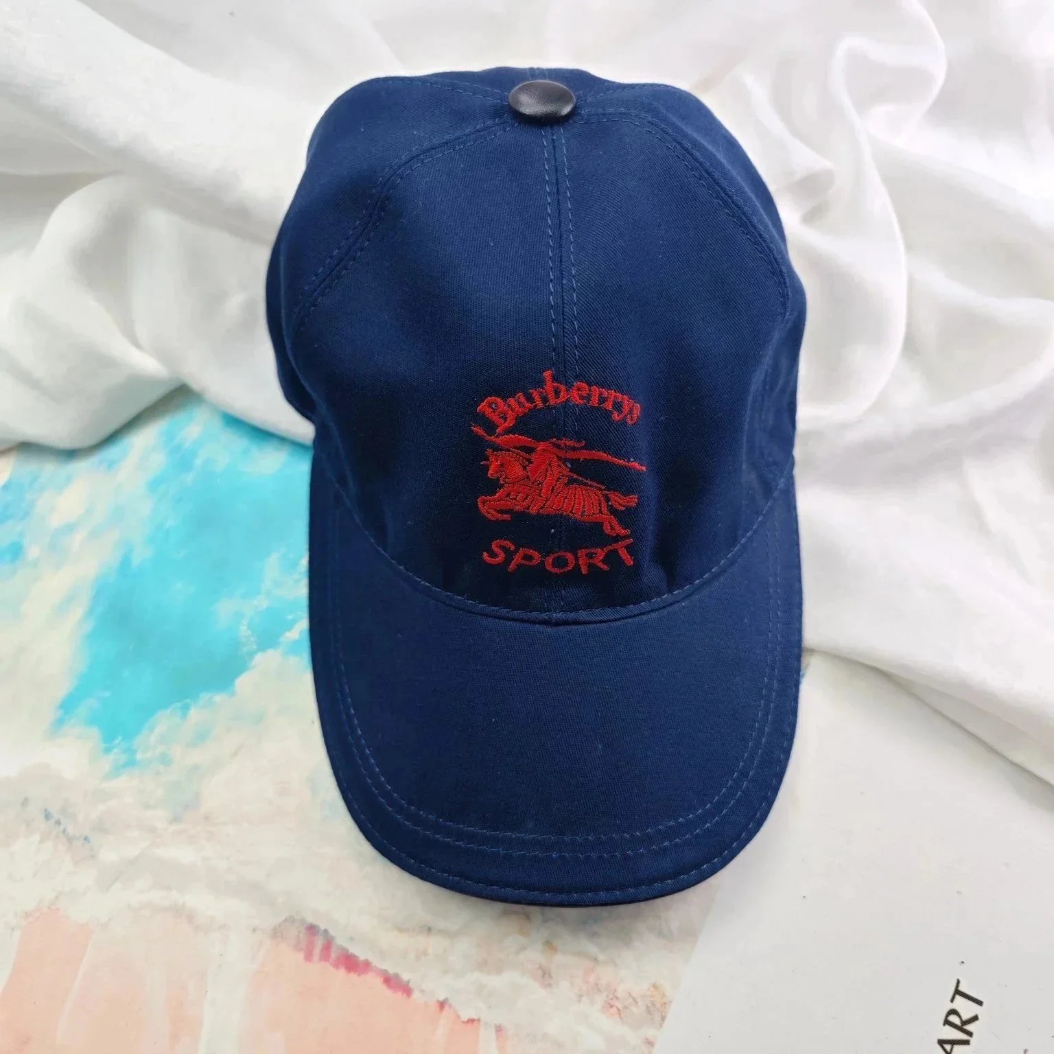 Burberry Hats Logo Baseball Cap — 17
