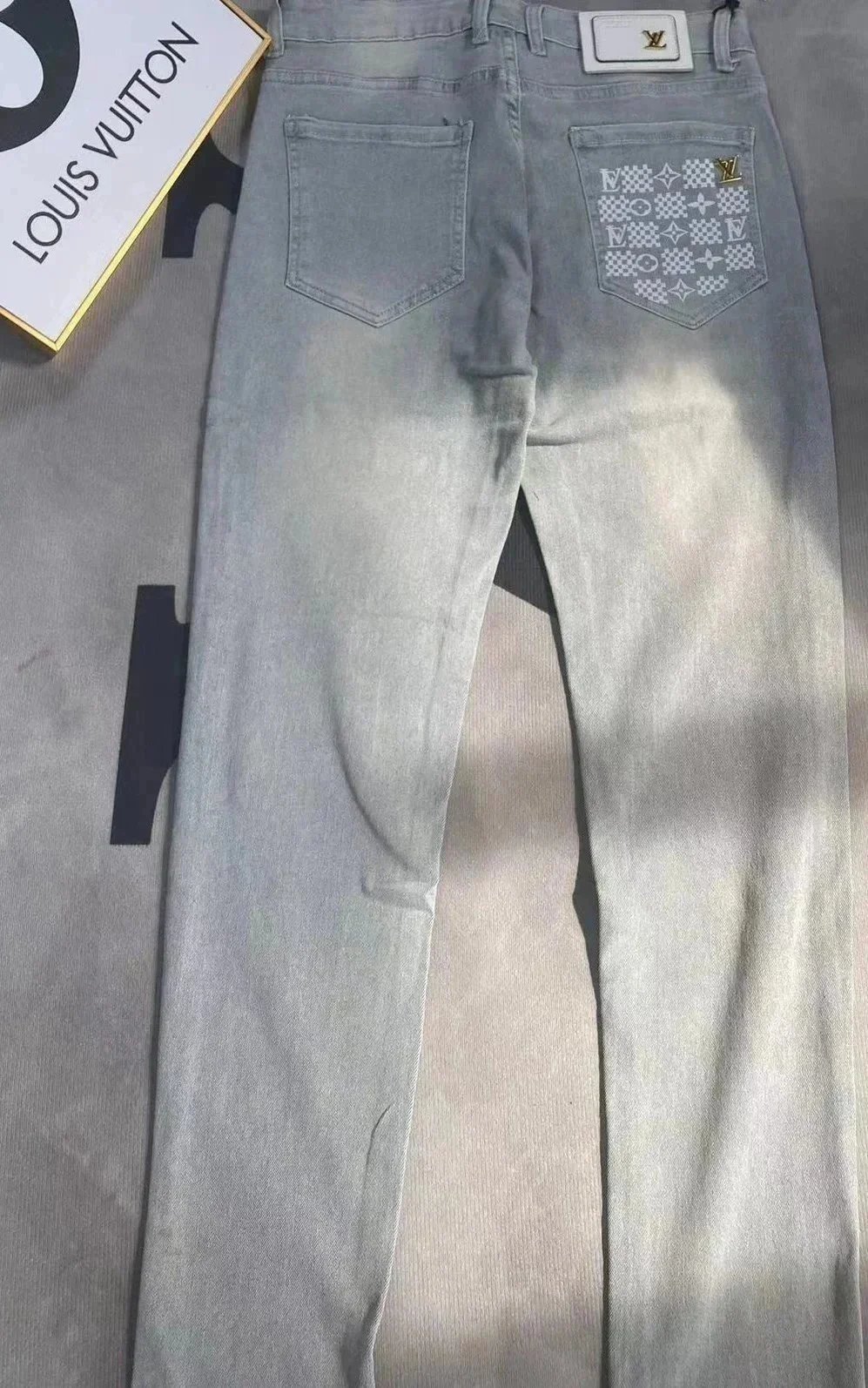 Louis Vuitton Jeans Monogram Pocket Design image 3
