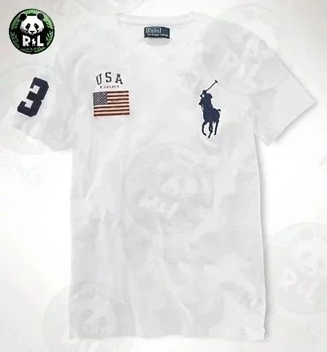 Polo Ralph Lauren T-Shirts Short-Sleeve Crewneck Big Pony T-Shirt — 23