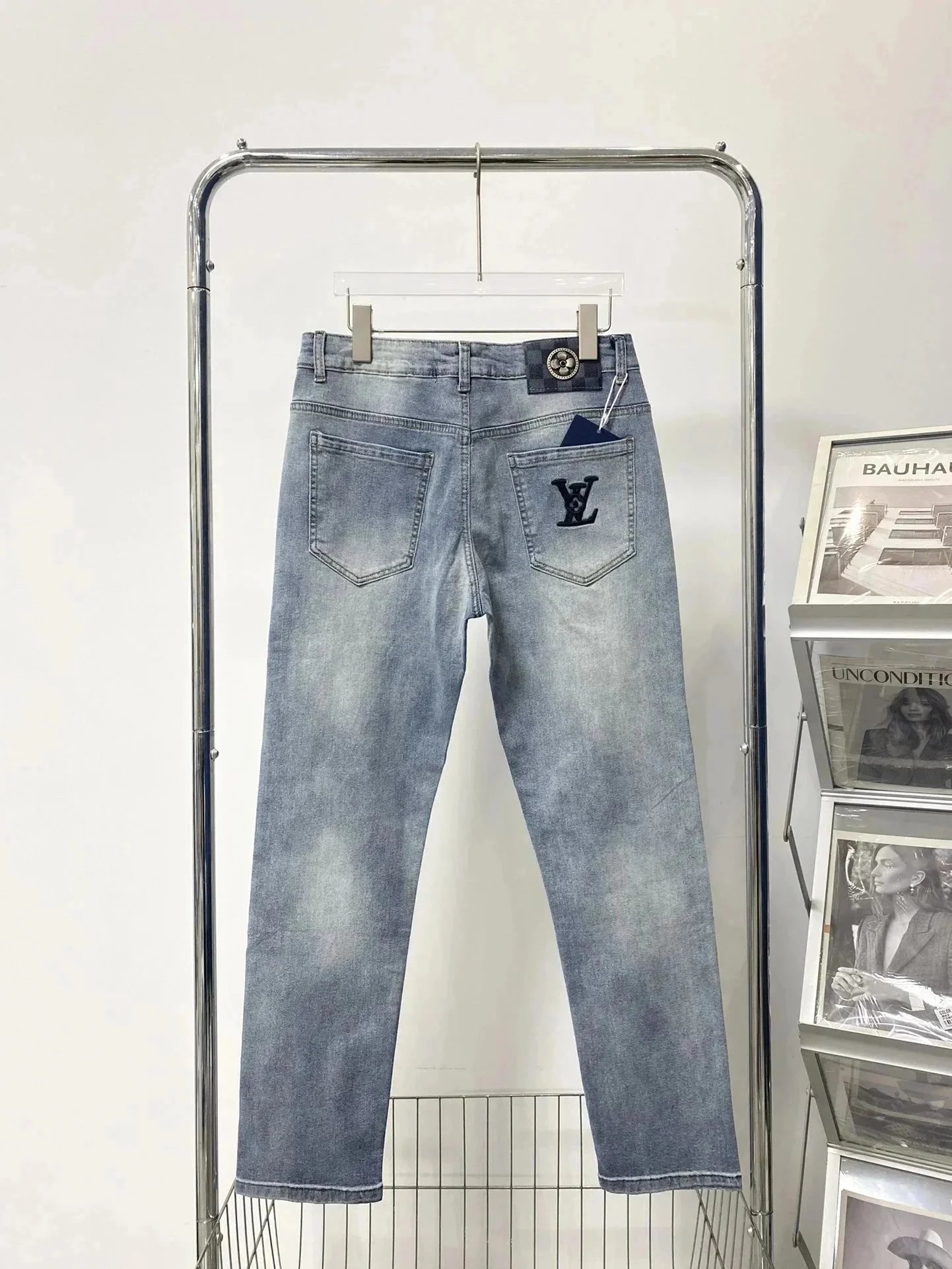 Louis Vuitton Jeans Monogram Pocket Design image 14