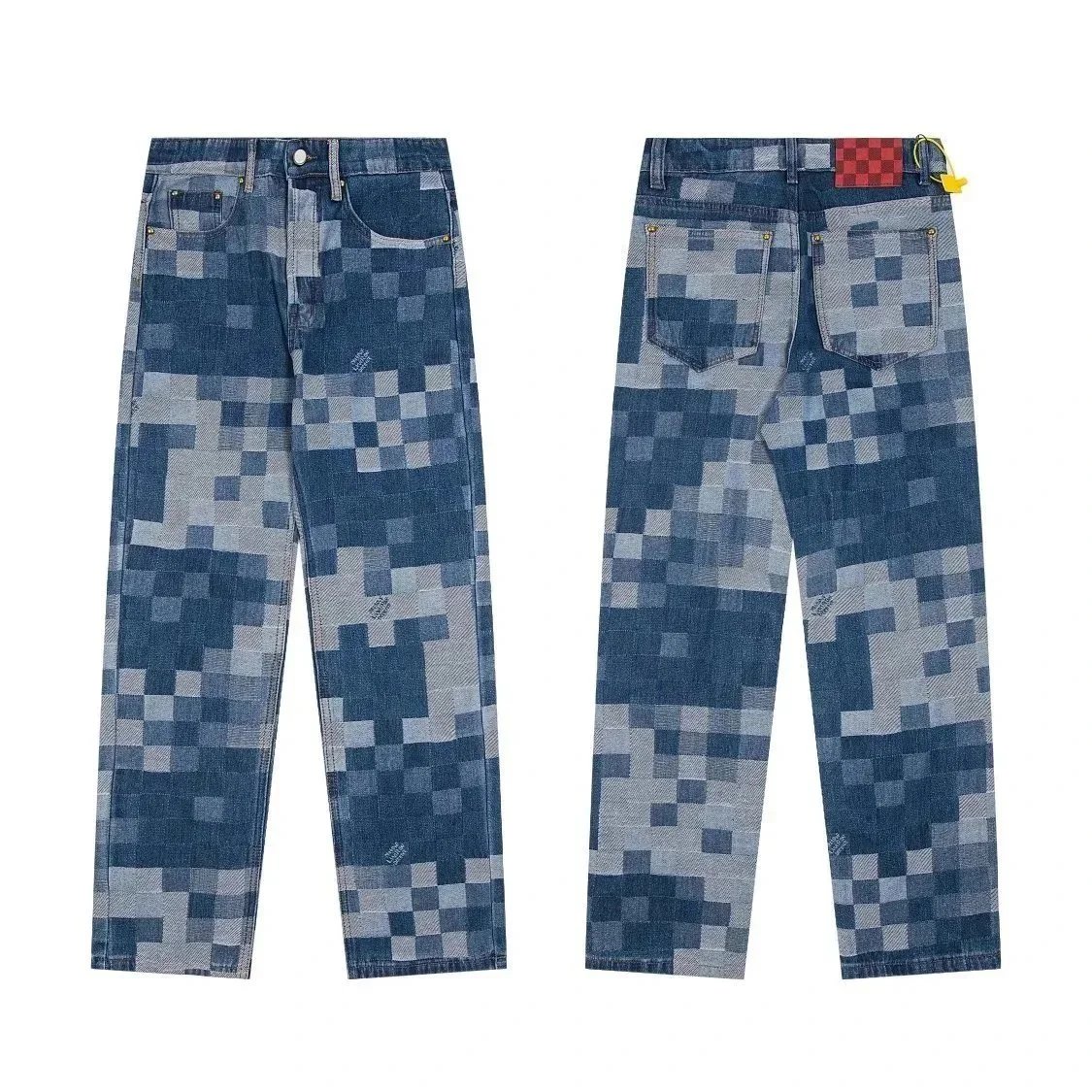 Louis Vuitton Jeans Monogram Pocket Design — 24