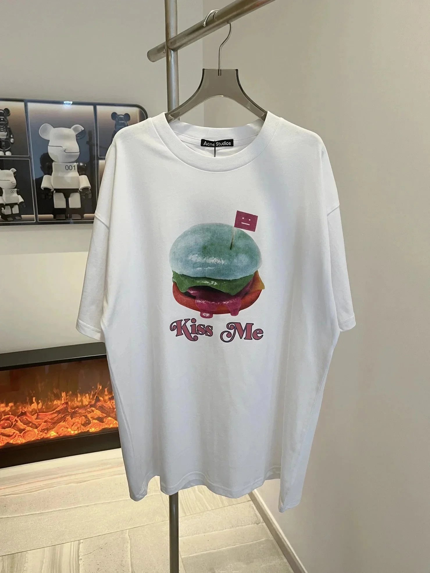 Acne Studios T-Shirts Assorted graphic and striped crew-neck styles — 20