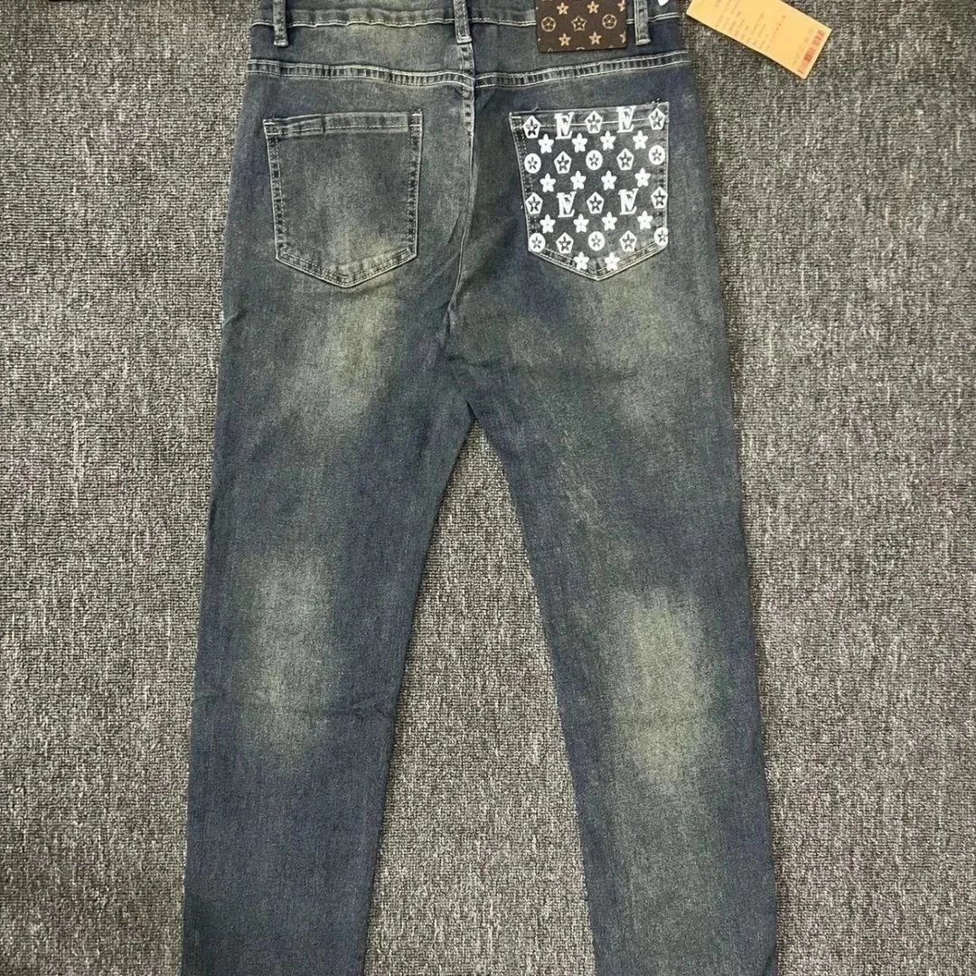 Louis Vuitton Jeans Monogram Pocket Design — 18
