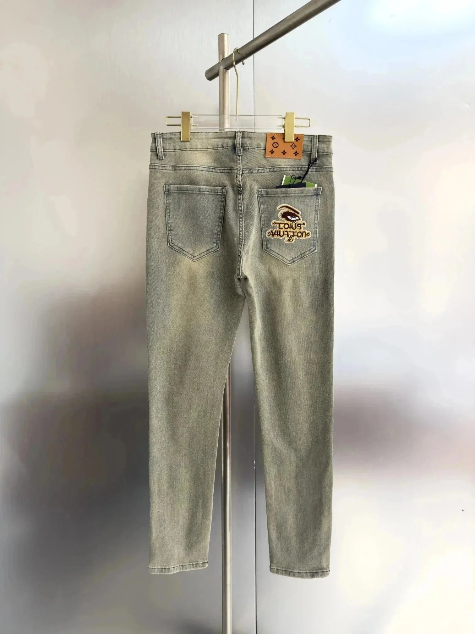 Louis Vuitton Jeans Monogram Pocket Design — 17