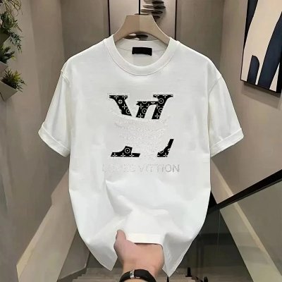 Louis Vuitton LV Monogram Crystal Embellished T-Shirt
