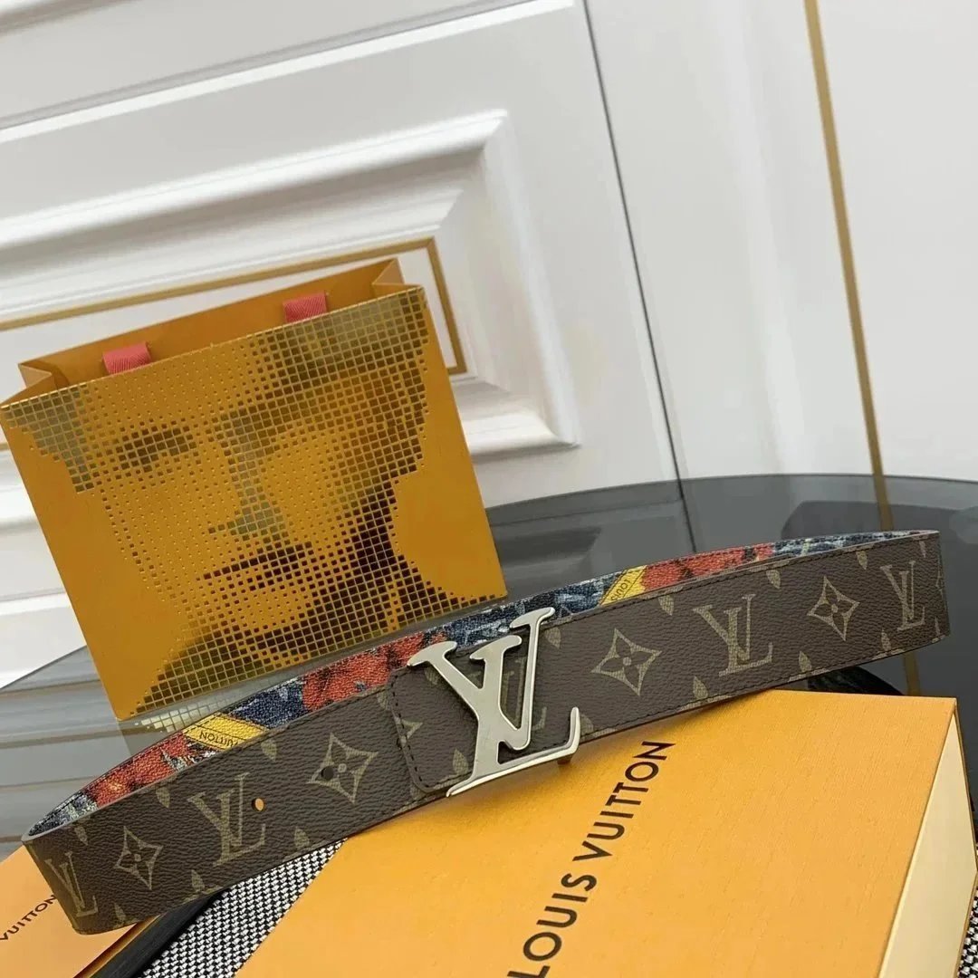 Louis Vuitton Belts Monogram LV Buckle — 5