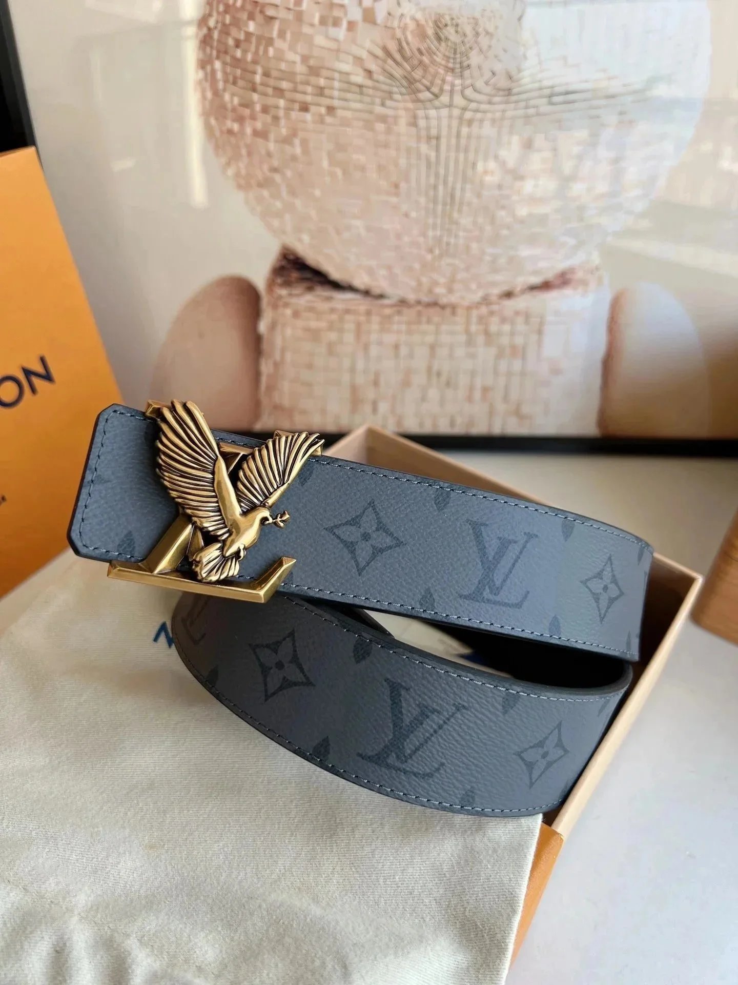 Louis Vuitton Belts Monogram LV Buckle — 25