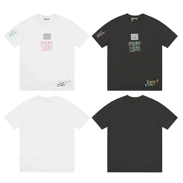 Acne Studios T-Shirts Assorted graphic and striped crew-neck styles product detail image 6