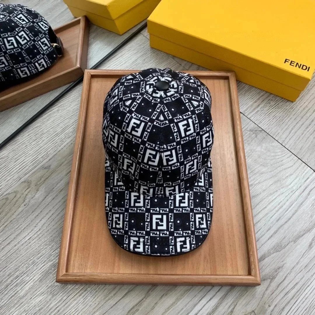 Fendi Hats FF monogram baseball cap — 20