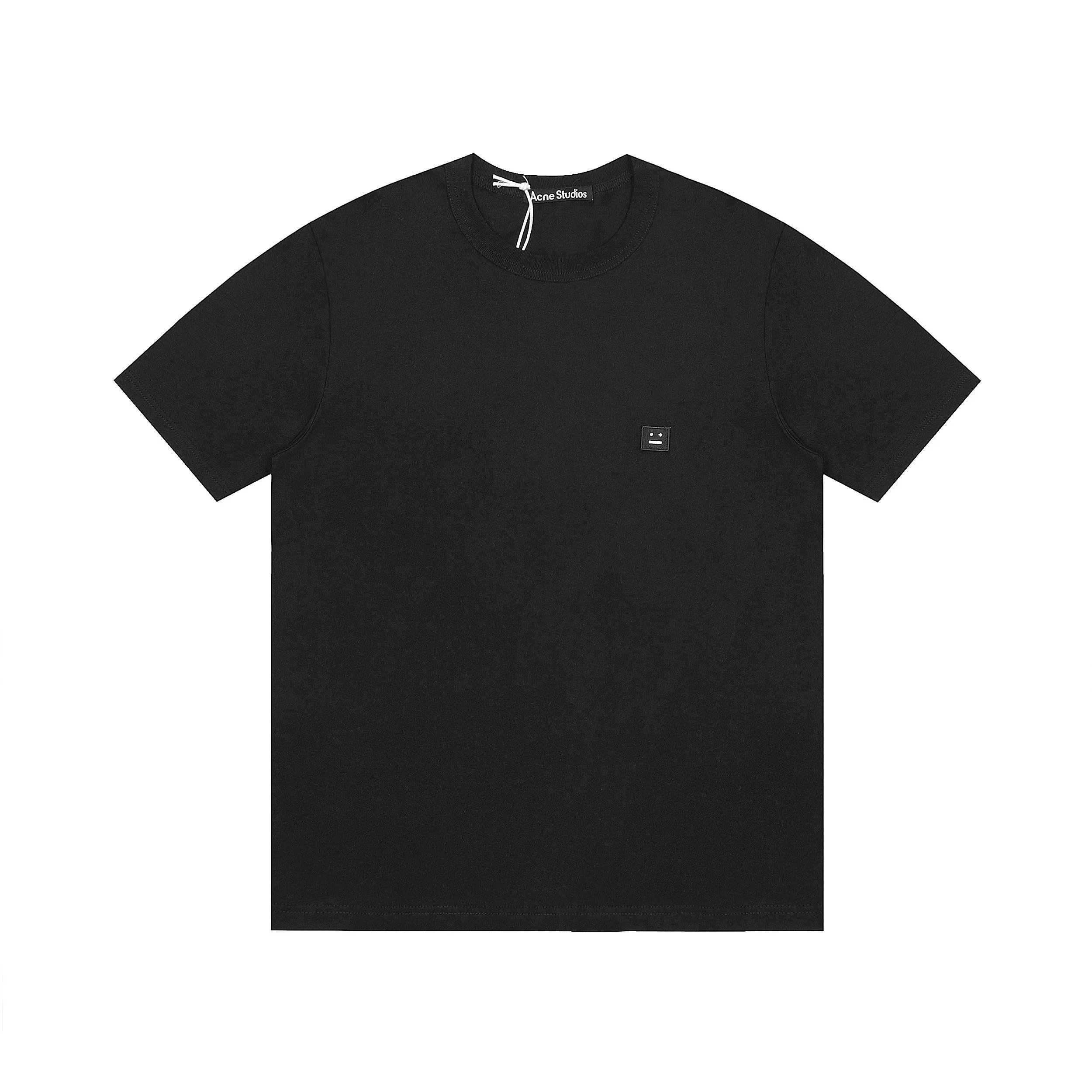 Acne Studios T-Shirts Face Patch Oversized T-Shirt — 1