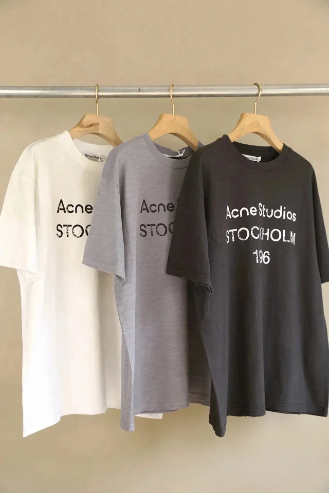 Acne Studios T-Shirts Assorted graphic and striped crew-neck styles product detail image 3