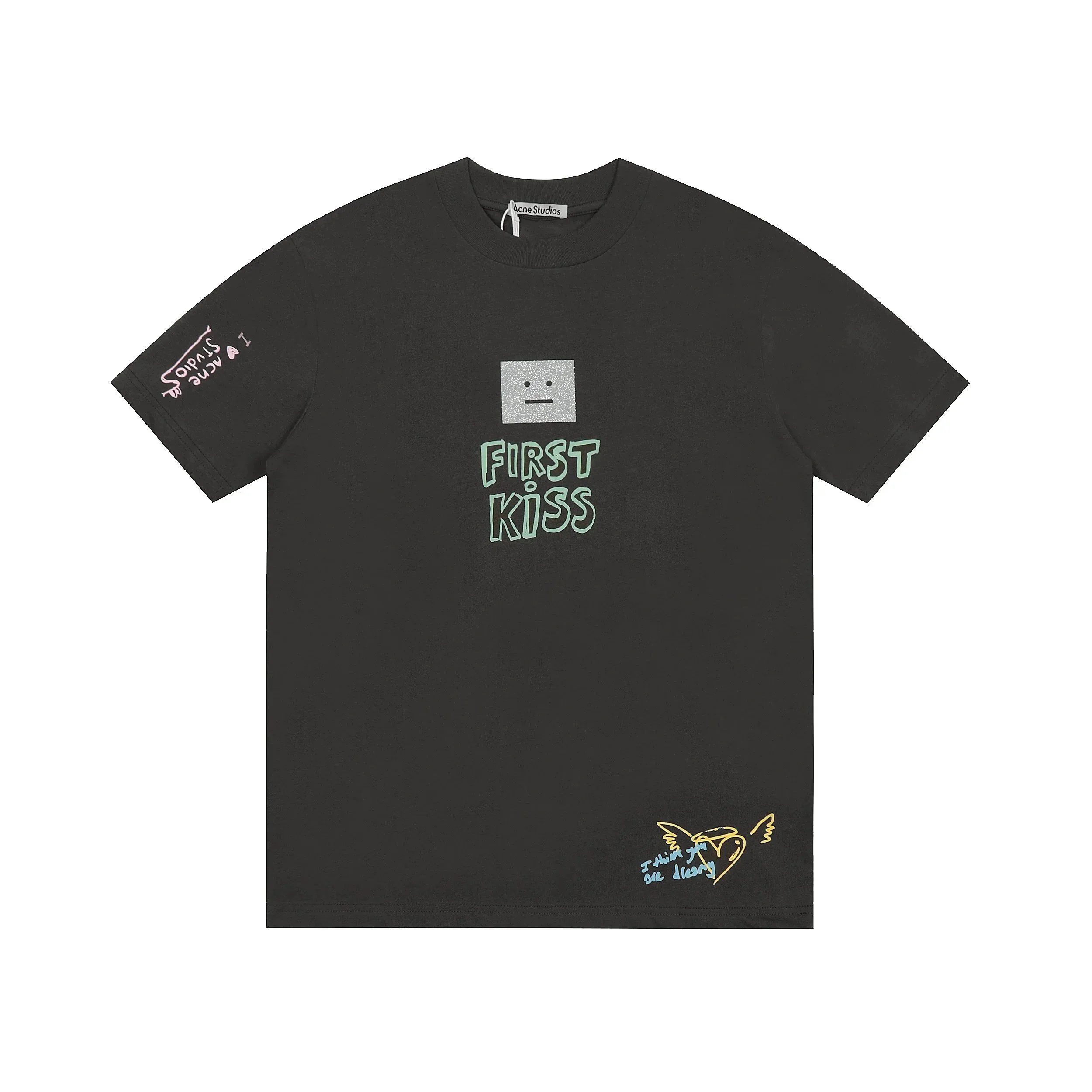 Acne Studios T-Shirts Assorted graphic and striped crew-neck styles — 38