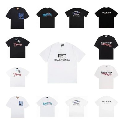 Balenciaga Logo Graphic T-Shirt [15 styles]