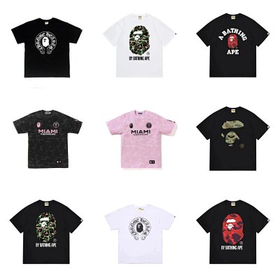 A BATHING APE ABC Camo & Logo T-Shirts [40 styles]