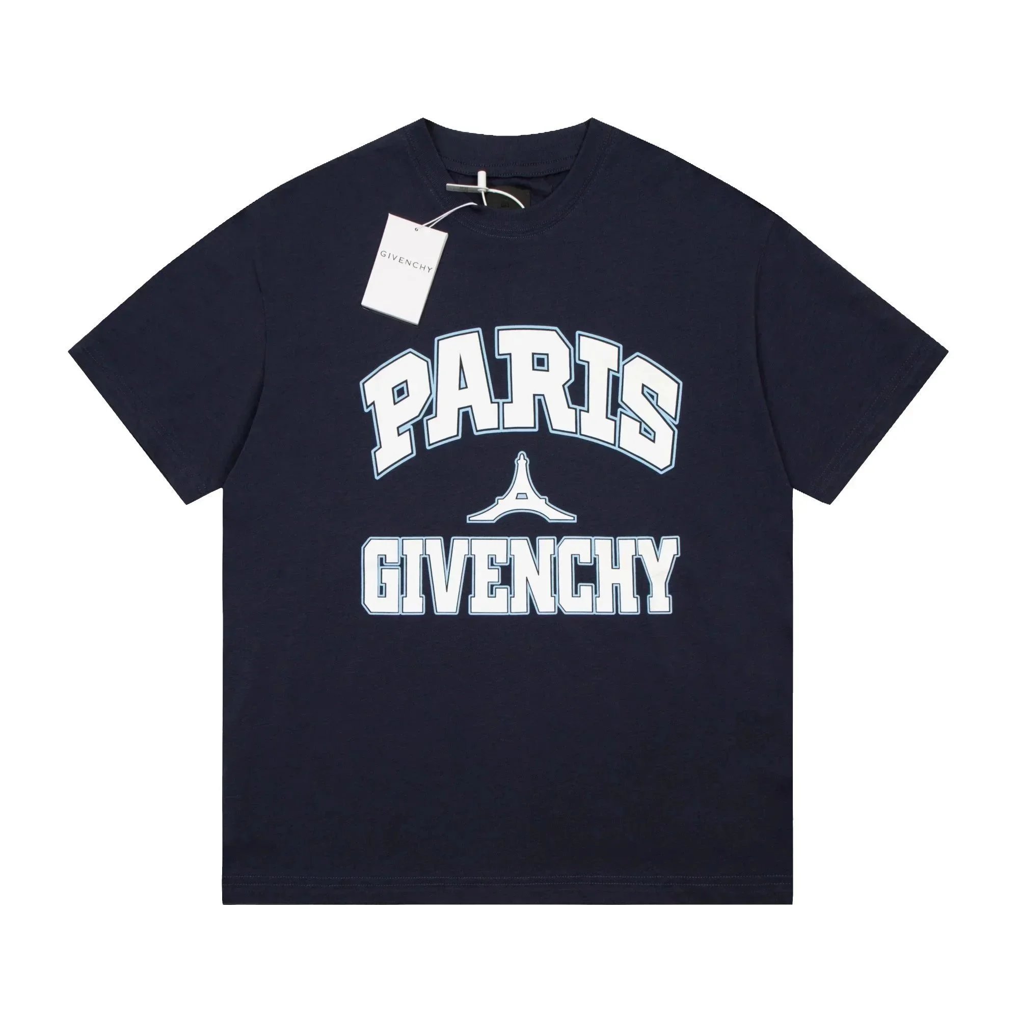 Givenchy T-Shirts Short-Sleeve Crewneck Logo T-Shirt — 36