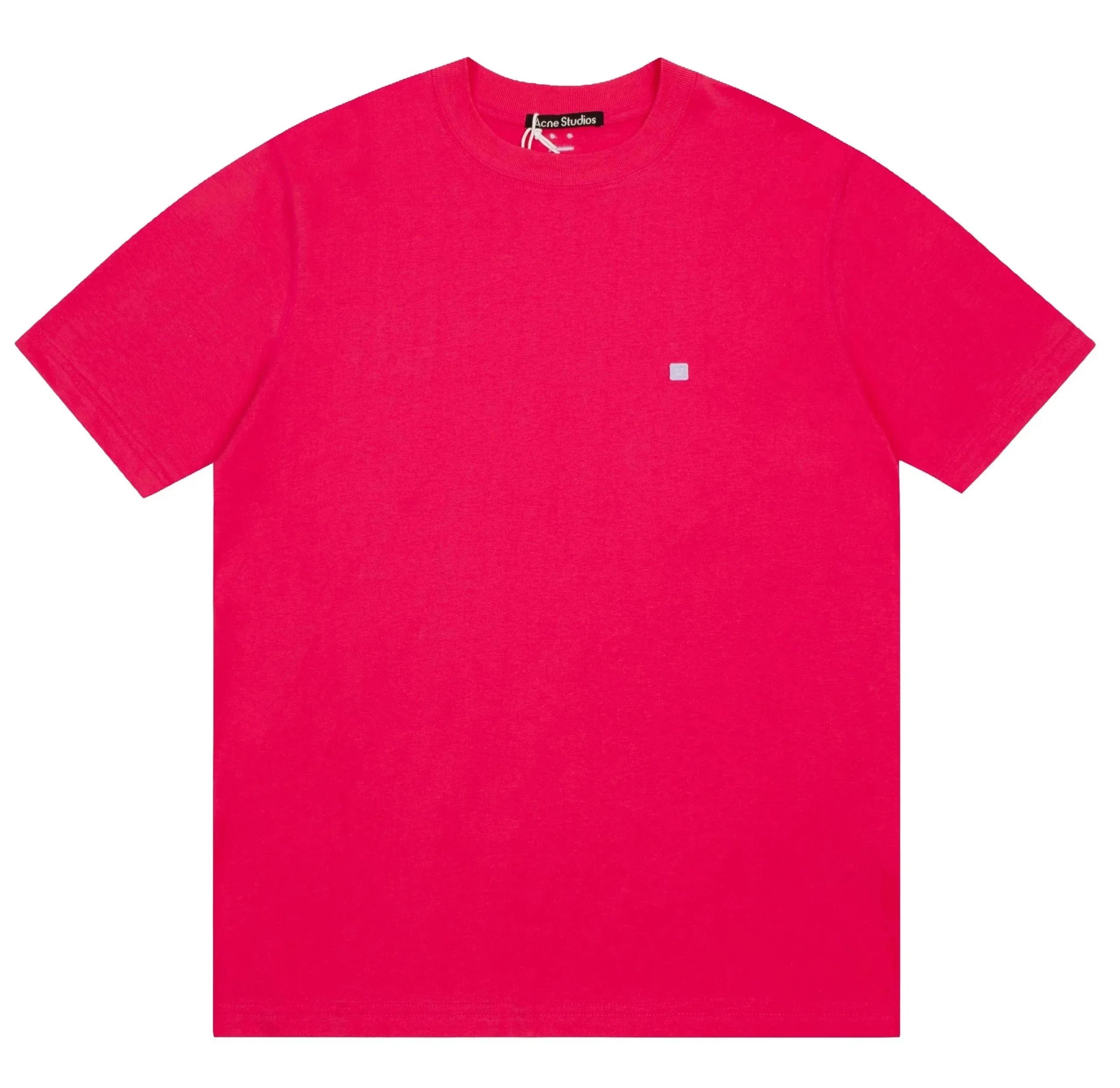 Acne Studios T-Shirts Face Patch Oversized T-Shirt — 12