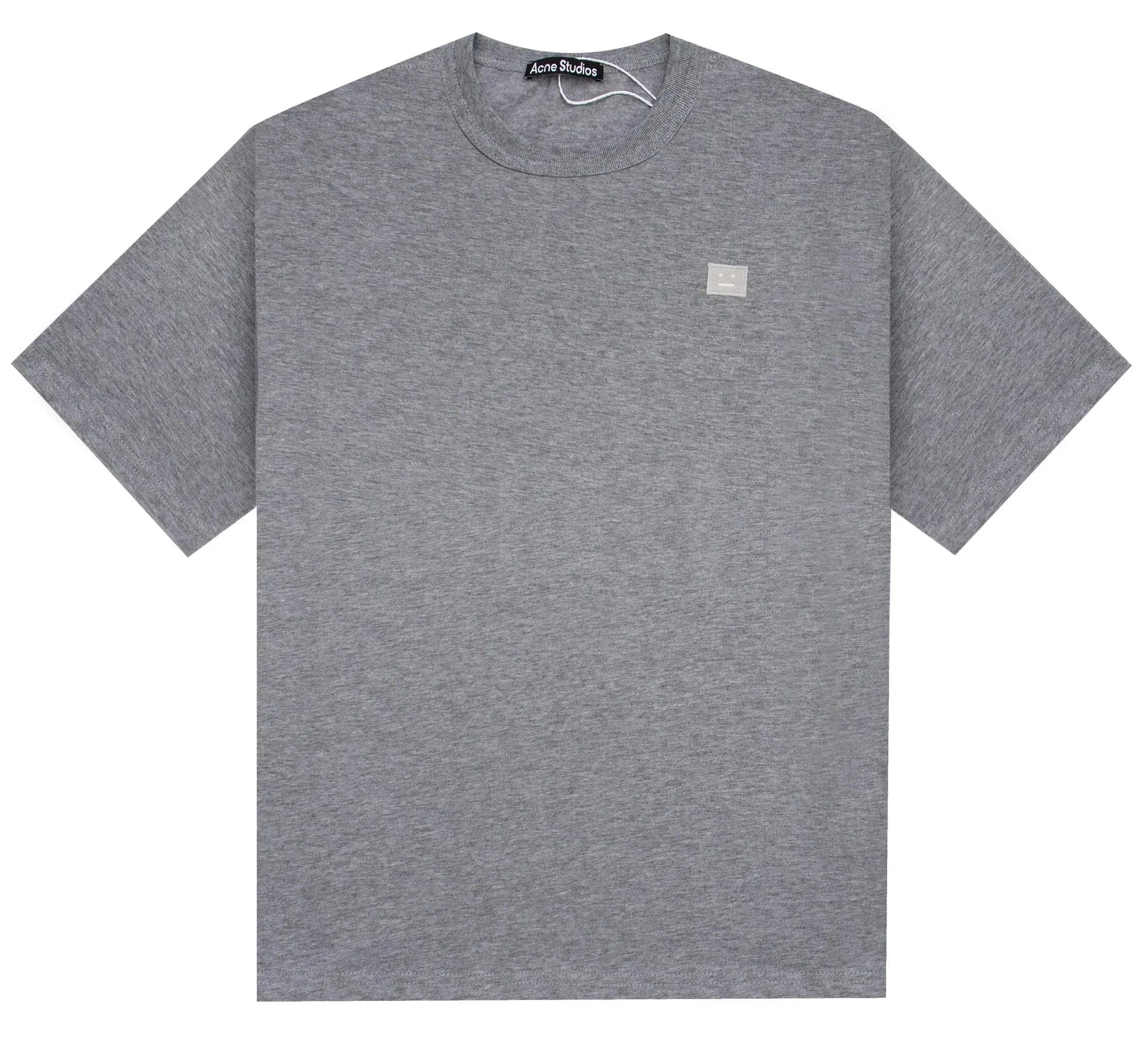 Acne Studios T-Shirts Face Patch Oversized T-Shirt — 17