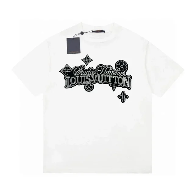 Louis Vuitton T-Shirts Short-Sleeve Logo T-Shirt product detail image 2