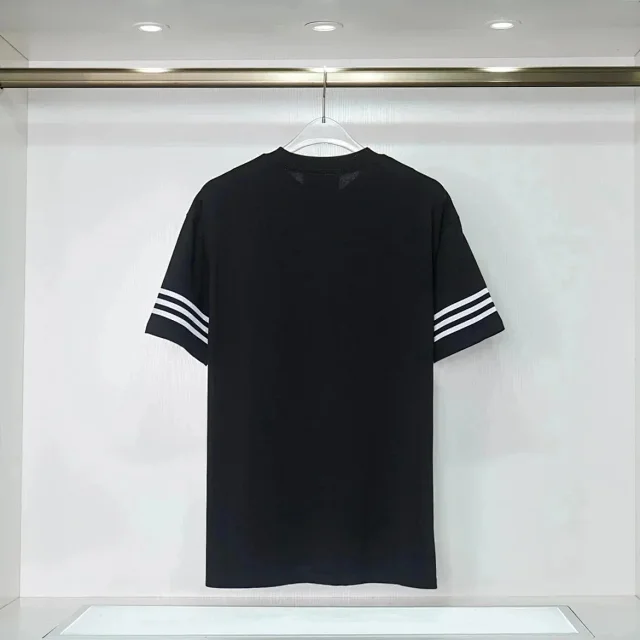 Gucci T-Shirts Logo Print Striped Sleeve product detail image 5