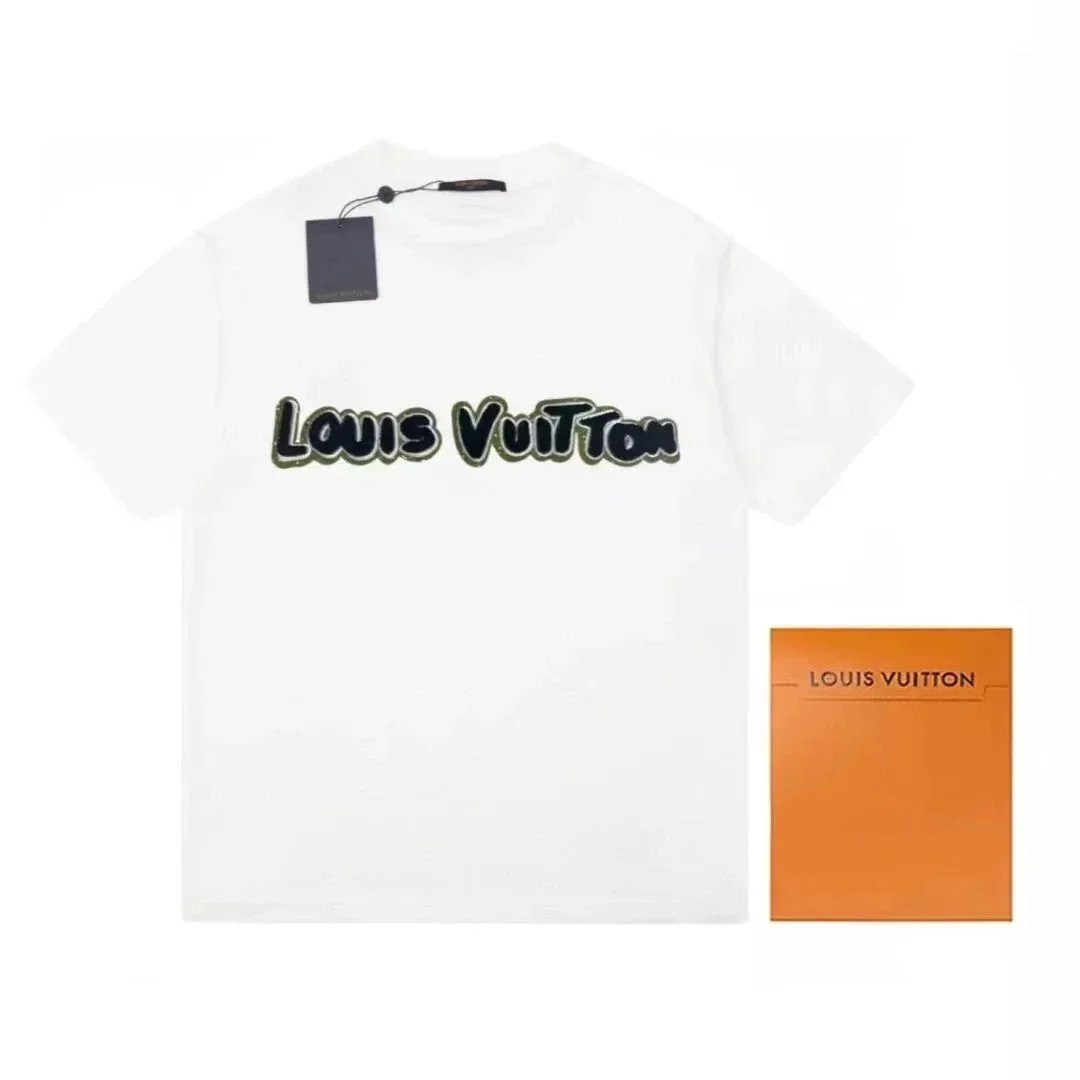 Louis Vuitton T-Shirts Short Sleeve Graphic — 3