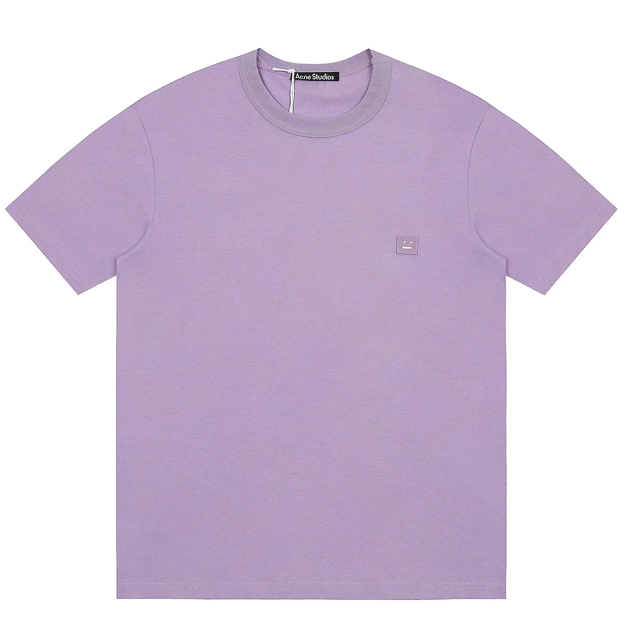 Acne Studios T-Shirts Face Patch Oversized T-Shirt — 7