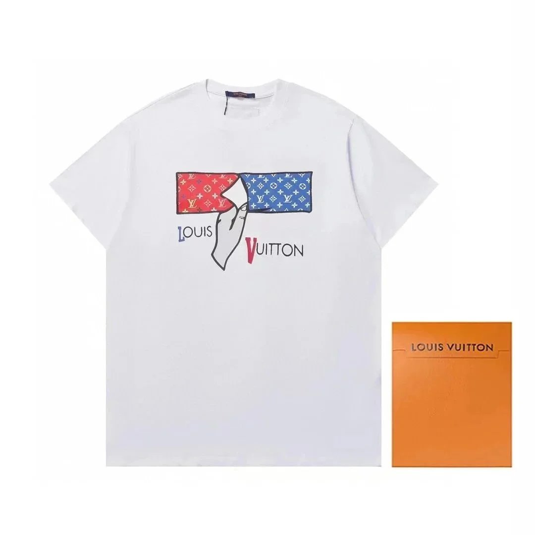 Louis Vuitton T-Shirts Short Sleeve Graphic — 14