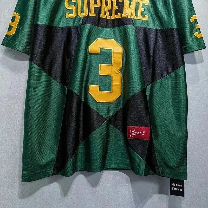 Supreme Football Jerseys Number 3 Star Graphic Jersey image 12