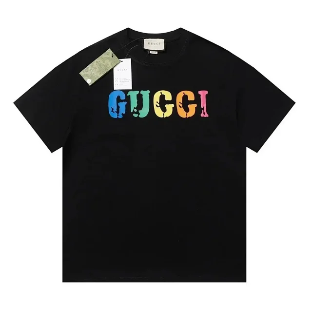 Gucci T-Shirts Short-Sleeve Logo Graphic product detail image 1