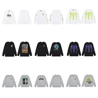 Stussy Long Sleeve Tees & Crewneck Sweatshirts [37 styles]