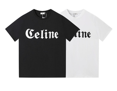 Celine Gothic Logo T-Shirt [4 styles]