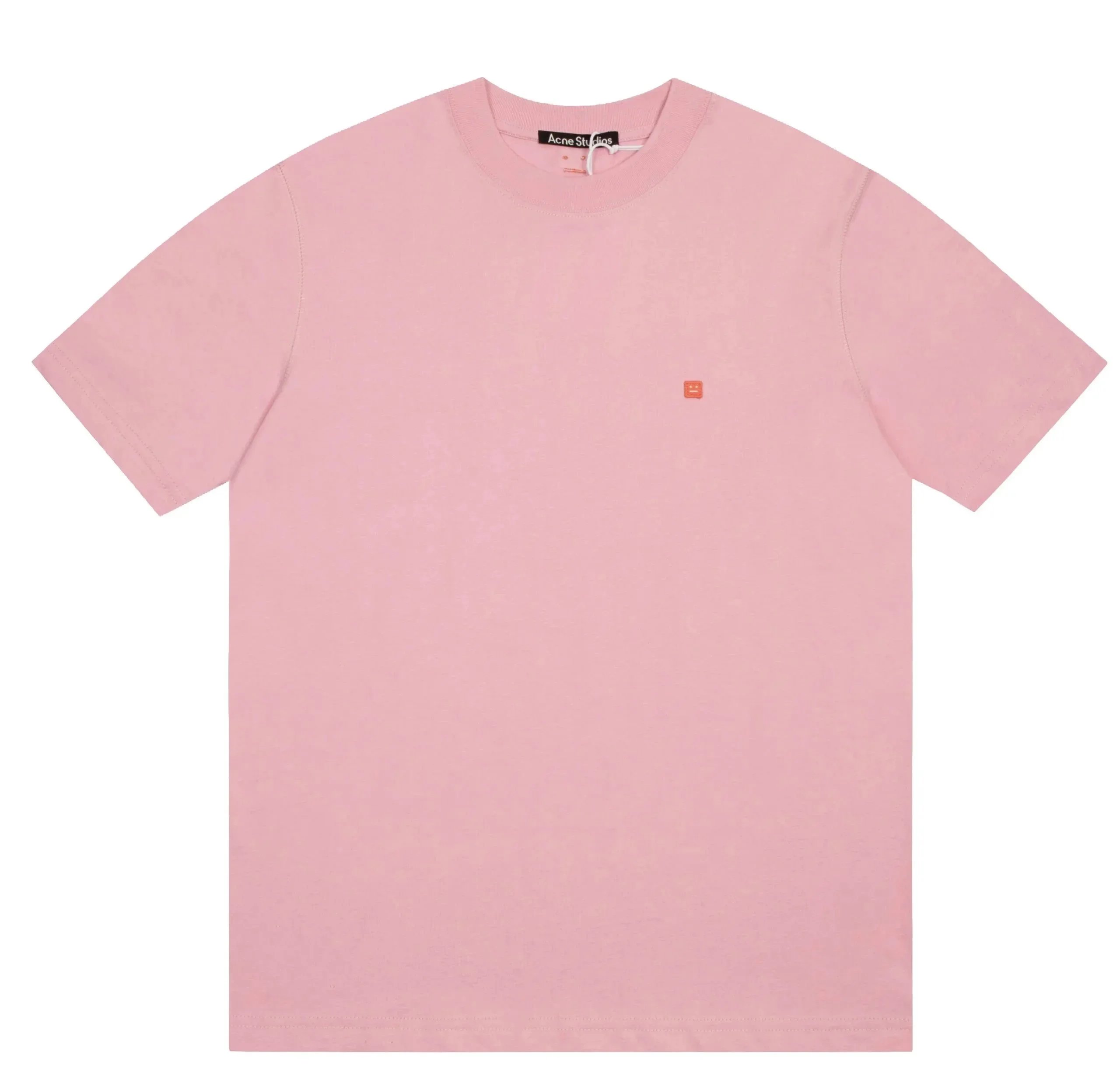 Acne Studios T-Shirts Face Patch Oversized T-Shirt — 13