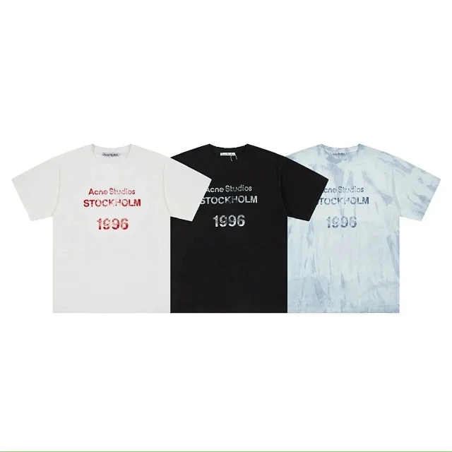 Acne Studios T-Shirts Assorted graphic and striped crew-neck styles product detail image 8