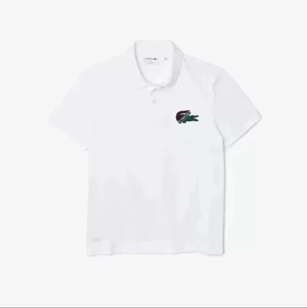 Lacoste Shirts Short-sleeve polo shirt with crocodile chest patch — 26
