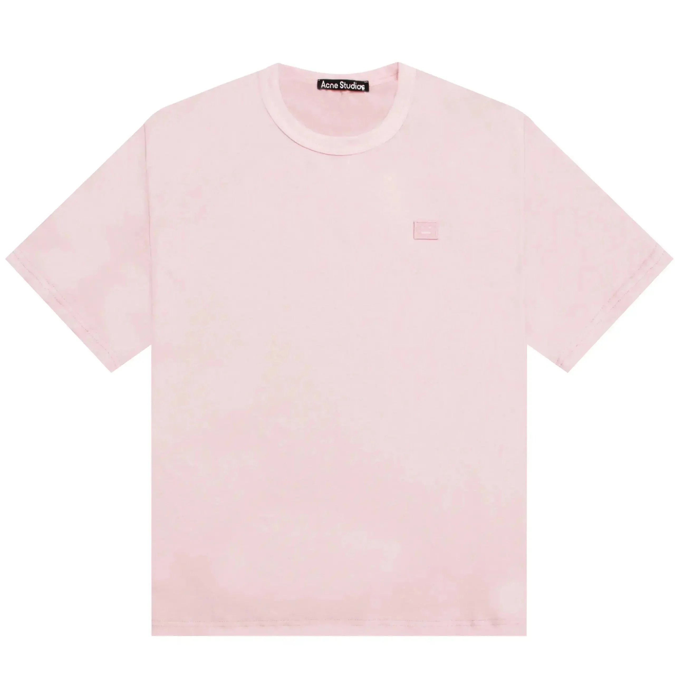 Acne Studios T-Shirts Face Patch Oversized T-Shirt — 18