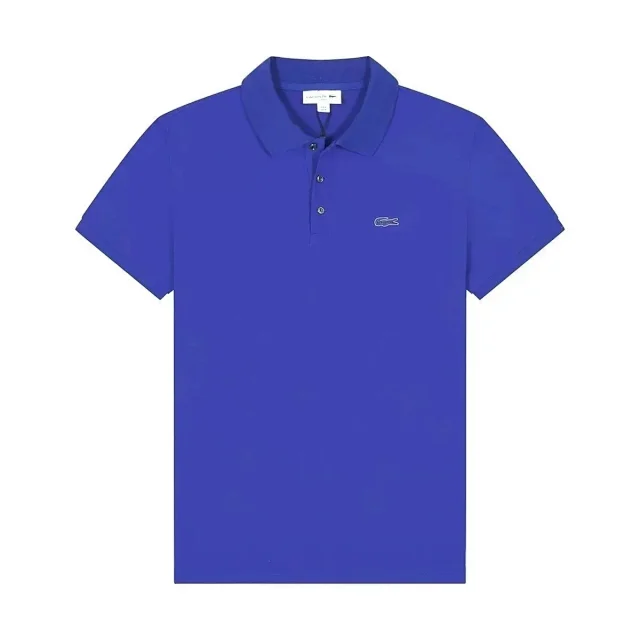 Lacoste Shirts Short-sleeve polo shirt with crocodile chest patch product detail image 9