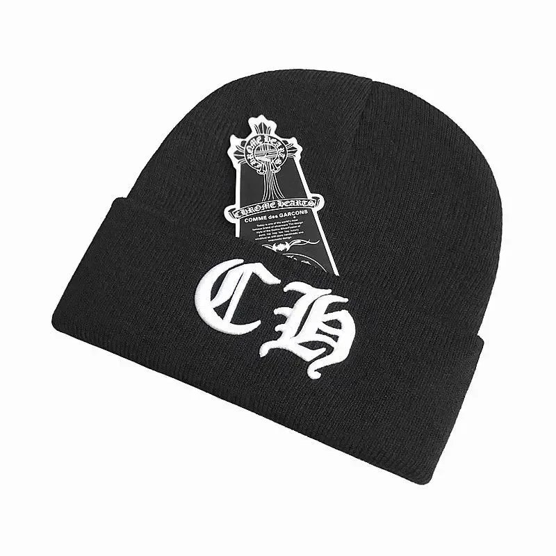 Chrome Hearts Hats Embroidered cross-motif beanie image 11