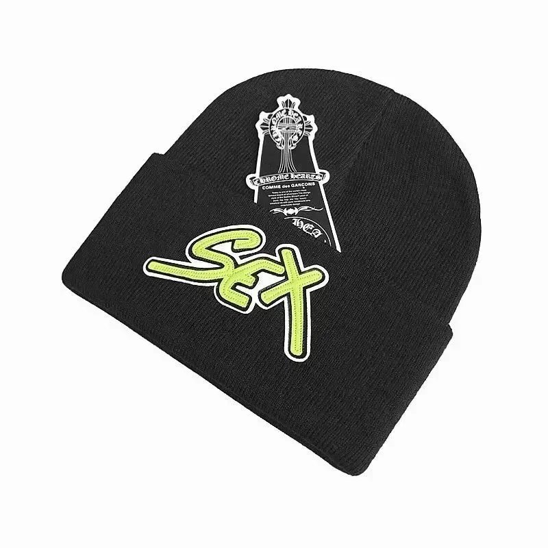 Chrome Hearts Hats Embroidered cross-motif beanie image 13