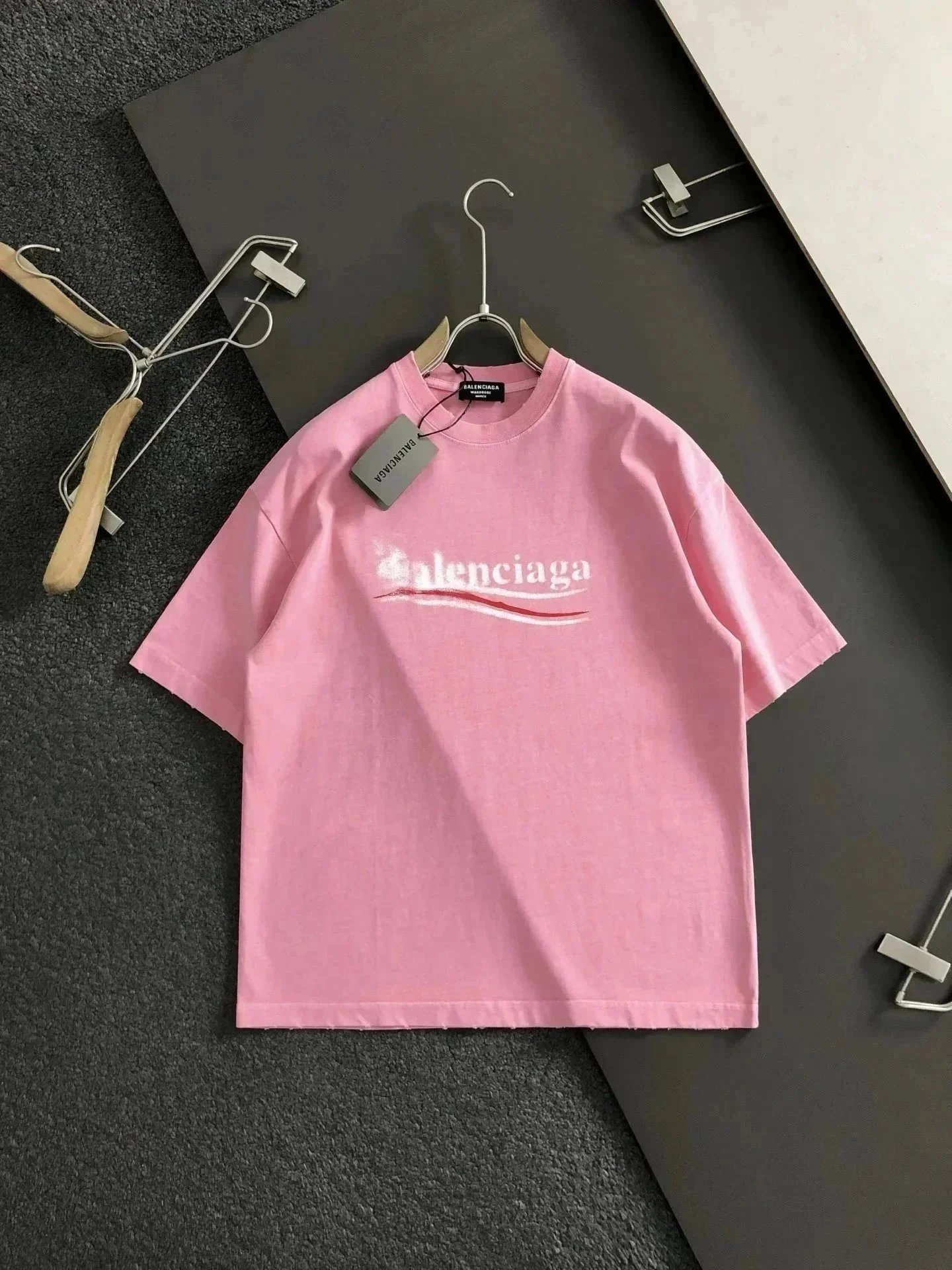 Balenciaga T-Shirts Short-Sleeve Logo Print image 5