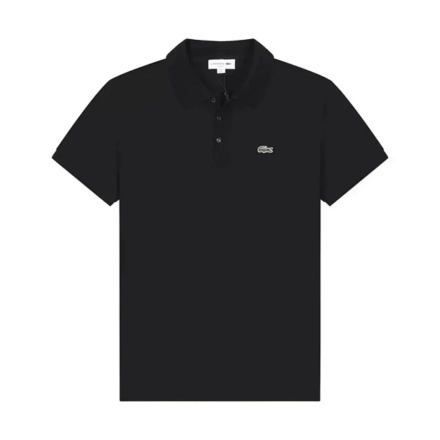 Lacoste Shirts Short-sleeve polo shirt with crocodile chest patch product detail image 7