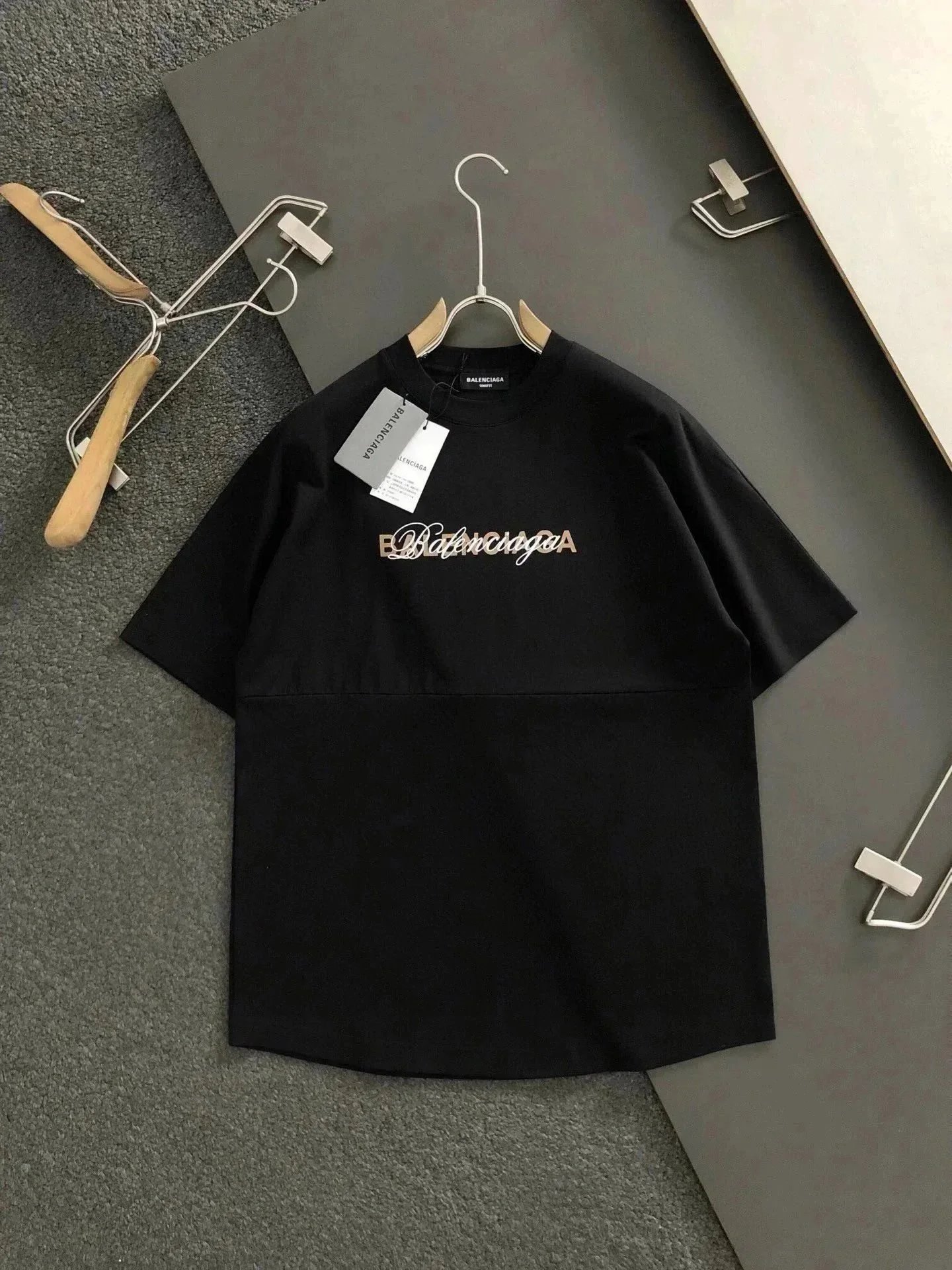 Balenciaga T-Shirts Short-Sleeve Logo Print image 10
