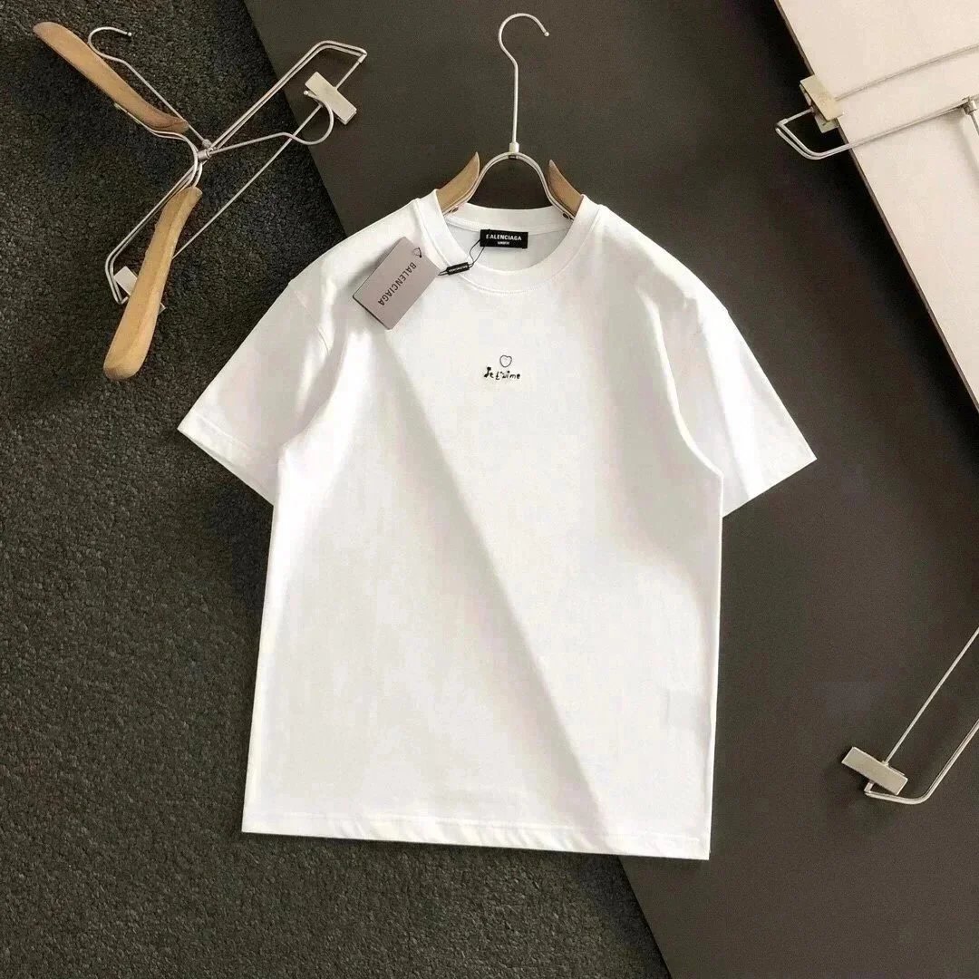 Balenciaga T-Shirts Short-Sleeve Logo Print image 15