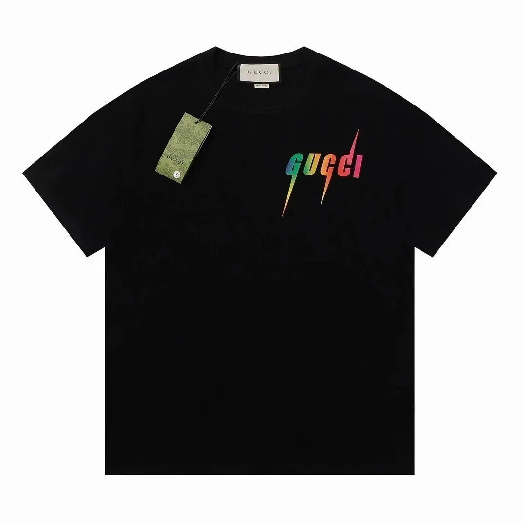 Gucci T-Shirts Short-Sleeve Logo Graphic image 10
