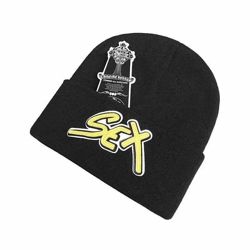 Chrome Hearts Hats Embroidered cross-motif beanie image 14